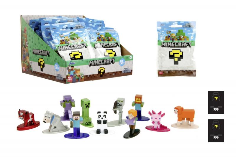 Minecraft Nanofigurka v sáčku, DP24, 13 druhů